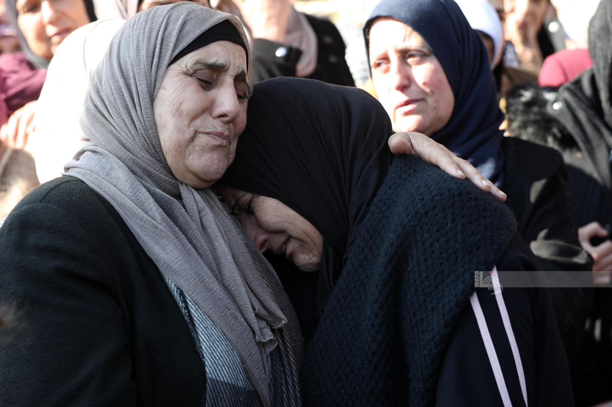 جانب من تشييع جثمان الشهيد أحمد دراغمة في طوباس (تصوير: أيمن النوباني/وفا)